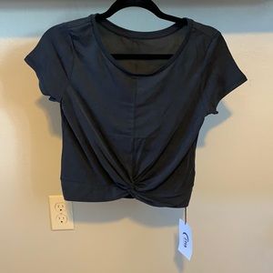 ZYIA Black Swirl In The Front T - XS